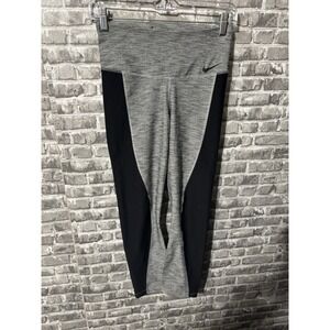 Nike Grey and Black Legging